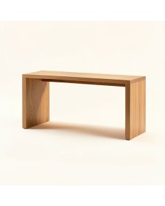 24 '' Solid Wood Console Table (synthetic illustration; no displayed measurements)