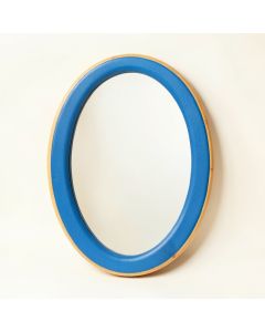 Juniper Branch Framed Wall Mirror - Blue (synthetic illustration; no displayed measurements)