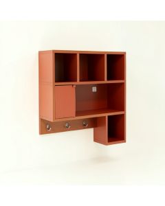 Birch Arc Wall-Mounted Entryway Organizer Shelf (synthetic illustration; no displayed measurements)