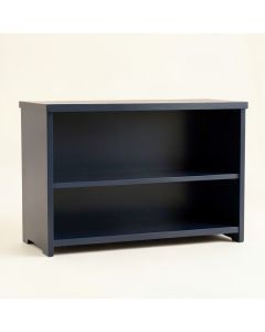 Clay Bluff Low Bookcase - Navy (synthetic illustration; no displayed measurements)