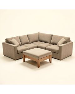 Anikka 90 '' Wide Reversible Modular Corner Sectional With Ottoman (synthetic illustration; no displayed measurements)