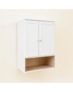 Birch Brook Wall-Mounted Laundry Cabinet - White (synthetic illustration; no displayed measurements)