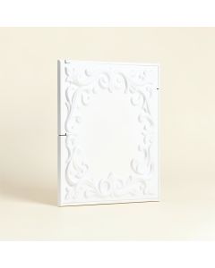 Seville 3D Decorative 11.88 '' X 11.88 '' 3D Wall Panel In White (synthetic illustration; no displayed measurements)