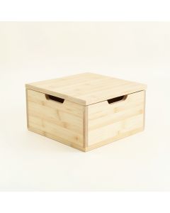 Cove Bend Low Toy Storage Unit - Ivory (synthetic illustration; no displayed measurements)