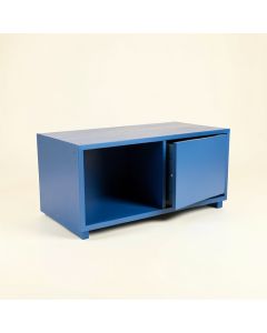 Clay Edge Shoe Storage Bench - Blue (synthetic illustration; no displayed measurements)