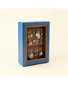 Wooden Jewelry Organizer Wall Mounted (synthetic illustration; no displayed measurements)