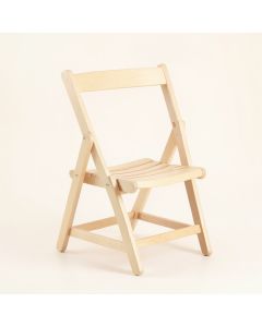Shore Bluff Folding Outdoor Chair - Ivory (synthetic illustration; no displayed measurements)