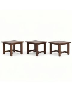 Twin Palms 3 Piece Coffee Table Set (synthetic illustration; no displayed measurements)