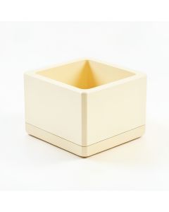 Slate Branch Empty Raised Planter - Ivory (synthetic illustration; no displayed measurements)
