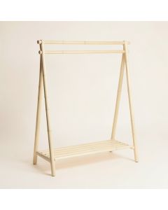 Reed Bend Empty Garment Rack - Cream (synthetic illustration; no displayed measurements)