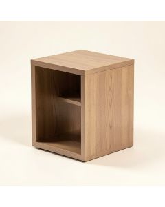 Orion End Table With Storage (synthetic illustration; no displayed measurements)