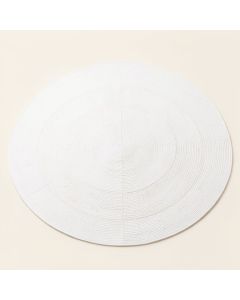 Moss Canyon Round Area Rug - White (synthetic illustration; no displayed measurements)