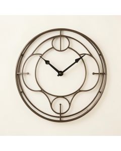 Oversized Glowing Lines And Circles 23 '' Wall Clock (synthetic illustration; no displayed measurements)