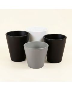 Karina Tapered 3-Piece Iron Pot Planter Set (synthetic illustration; no displayed measurements)