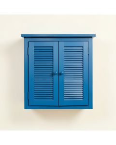 Slate Brook Wall-Mounted Laundry Cabinet - Blue (synthetic illustration; no displayed measurements)