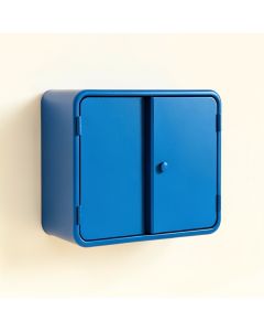 Laurel Crest Wall-Mounted Entry Cabinet - Blue (synthetic illustration; no displayed measurements)