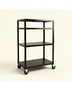 Glen Bend Empty Rolling Workshop Cart - Black (synthetic illustration; no displayed measurements)