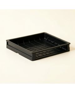 Sage Bridge Empty Under-Desk Cable Tray - Black (synthetic illustration; no displayed measurements)
