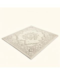 Bohemian Distressed Geometric Cream Area Rug (synthetic illustration; no displayed measurements)