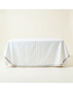 Flint Dale Flat Bed Sheet - White (synthetic illustration; no displayed measurements)