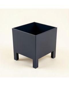Cliff Bridge Empty Raised Planter - Navy (synthetic illustration; no displayed measurements)