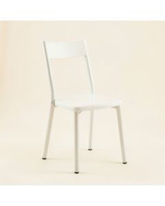 Pine Arc Dining Chair - White (synthetic illustration; no displayed measurements)