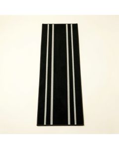 Cove Crossing Narrow Runner Rug - Black (synthetic illustration; no displayed measurements)