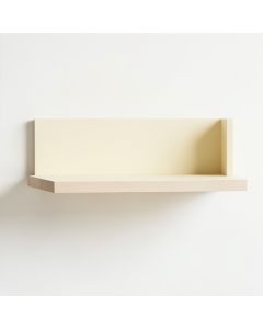 Brook Bend Wall-Mounted Shelf - Cream (synthetic illustration; no displayed measurements)