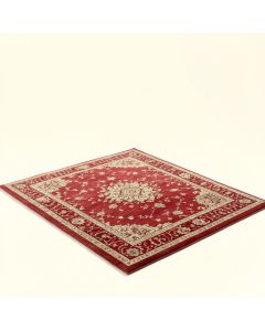 Copple Power Loom Red/Beige Rug (synthetic illustration; no displayed measurements)