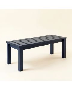 Cliff Bridge Indoor Bench - Navy (synthetic illustration; no displayed measurements)