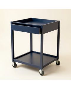 Sage Dale Empty Rolling Workshop Cart - Navy (synthetic illustration; no displayed measurements)