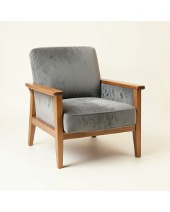 Meadow Branch Upholstered Armchair - Gray (synthetic illustration; no displayed measurements)