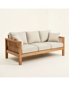 Bascombe Patio Sofa With Cushions (synthetic illustration; no displayed measurements)