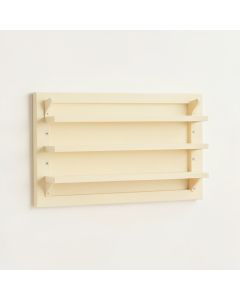 River Arc Empty Wall-Mounted Tool Organizer Panel - Cream (synthetic illustration; no displayed measurements)