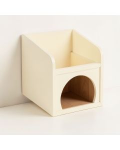Brook Canyon Wall-Mounted Cat Perch - Cream (synthetic illustration; no displayed measurements)