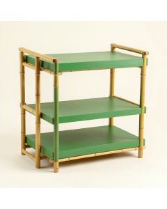 Oak Bend Empty Countertop Canister Rack - Green (synthetic illustration; no displayed measurements)