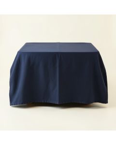 Oak Dale Flat Bed Sheet - Navy (synthetic illustration; no displayed measurements)