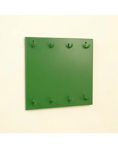 Rowan Arc Empty Wall-Mounted Tool Organizer Panel - Green (synthetic illustration; no displayed measurements)