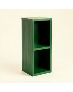Moss Dell Narrow Cubby Tower - Green (synthetic illustration; no displayed measurements)