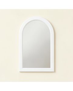 Hill Crest Framed Wall Mirror - White (synthetic illustration; no displayed measurements)