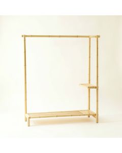 Harbor Crest Empty Garment Rack - Ivory (synthetic illustration; no displayed measurements)