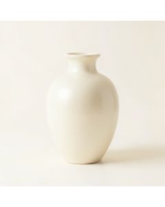 Linden Bend Empty Decorative Vase - Ivory (synthetic illustration; no displayed measurements)