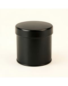 Hazel Bend Storage Canister With Lid - Black (synthetic illustration; no displayed measurements)