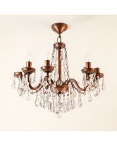 Breanna Unique Statement Tiered Chandelier With Crystal Accents (synthetic illustration; no displayed measurements)