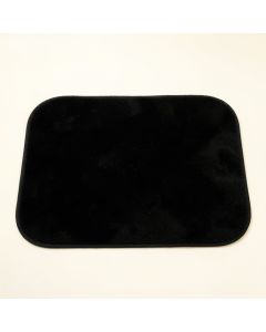 Juniper Falls Bath Mat - Black (synthetic illustration; no displayed measurements)