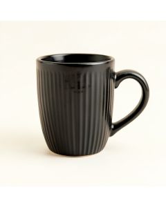 Field Bridge Ceramic Mug - Black (synthetic illustration; no displayed measurements)