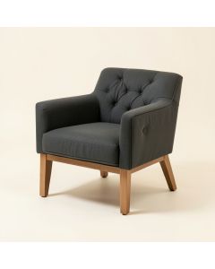 Claudie 26 '' Wide Tufted Polyester Side Chair (synthetic illustration; no displayed measurements)
