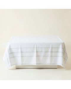 Dune Dale Flat Bed Sheet - White (synthetic illustration; no displayed measurements)