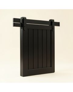 Rustic Sliding Standard Single Track Barn Door Hardware Kit (synthetic illustration; no displayed measurements)