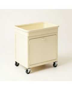 Sage Bluff Empty Rolling Workshop Cart - Cream (synthetic illustration; no displayed measurements)